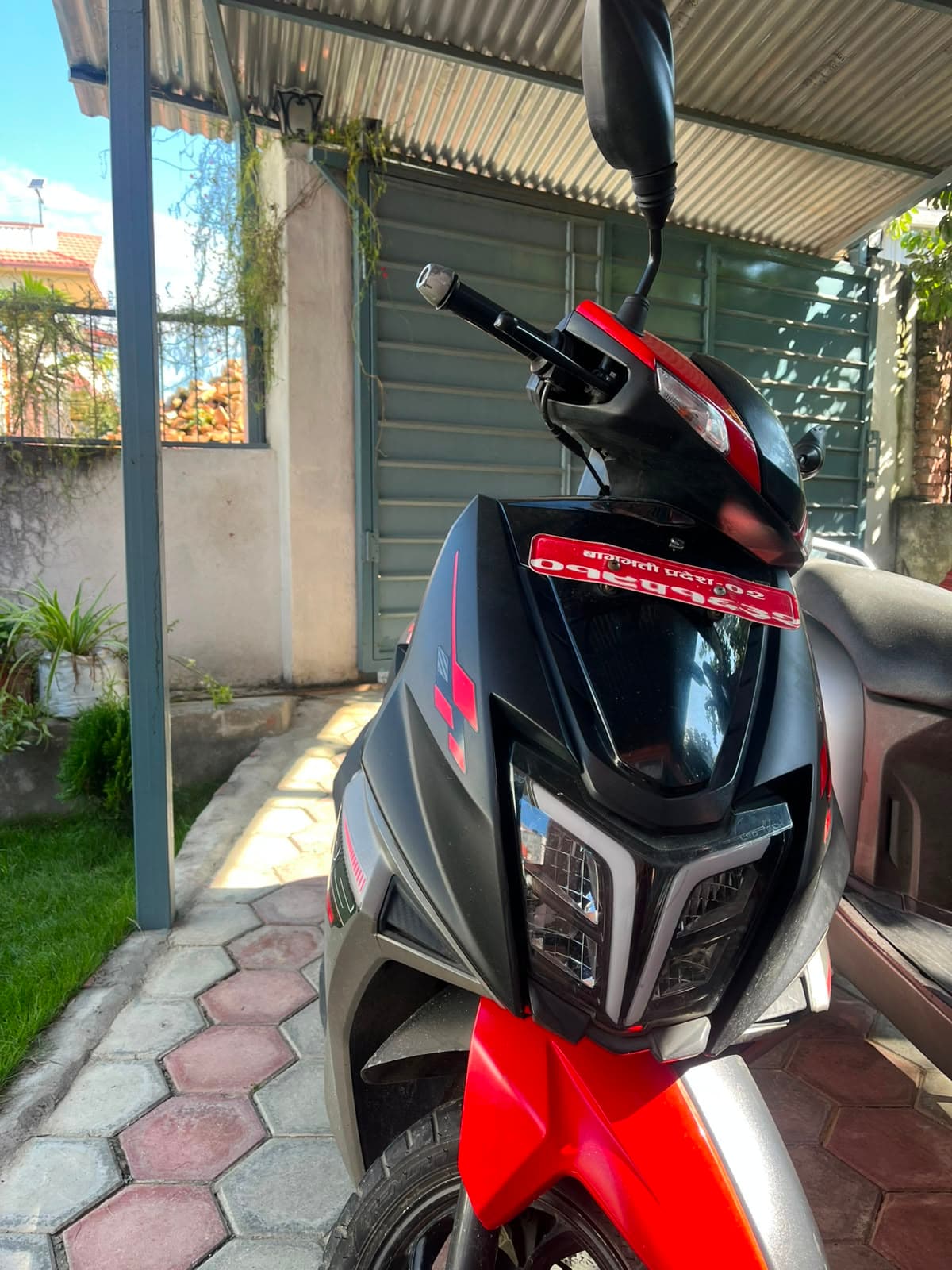 TVS Ntorq scooter for rent in Lalitpur