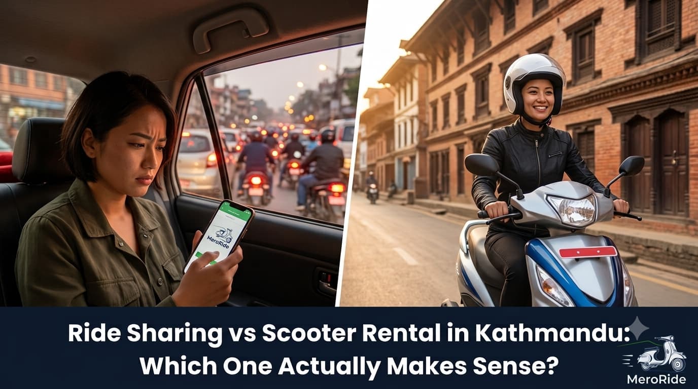 Ride Sharing vs Scooter Rental in Kathmandu: Which One Actually Makes Sense?